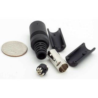 9 Pin Mini-DIN Male Inline Plug Connector