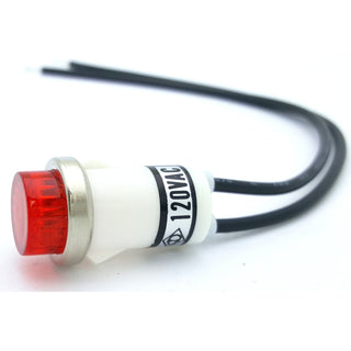 120VAC Snap-In Neon Indicator Lamp - Philmore
