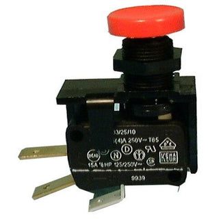Momentary Push Button Switch SPDT, NO/NC, Red