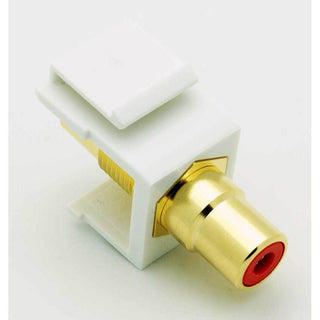 RCA Female Keystone Jack - Red