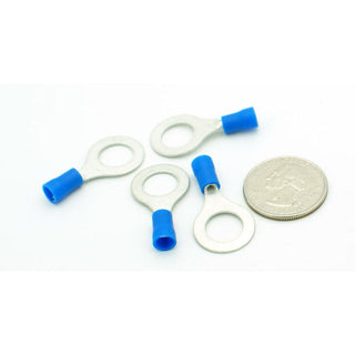 Ring Terminal - 16-14 AWG - 3/8" Stud - 100 Pack