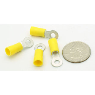 Ring Terminal - 12-10 AWG - #8 Stud - 100 Pack