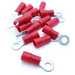 Ring Terminal - 8 AWG - 1/4" Stud - 50 Pack