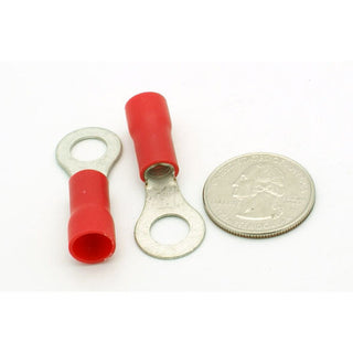 Ring Terminal - 8 AWG - 5/16" Stud - 4 Pack