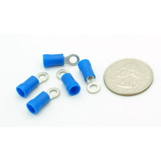 Ring Terminal - 16-14 AWG - #6 Stud - 100 Pack