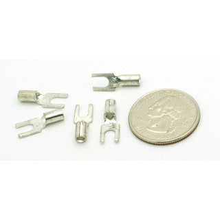 Non-Insulated Block Spade Terminal - 16-14 AWG - #6 - 100 Pack