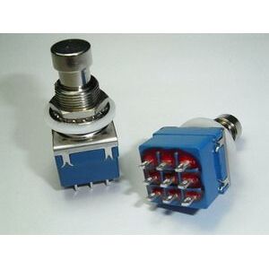 3PDT Latching Stomp Foot / Pedal Switch 4A @125VAC