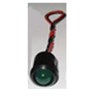 Green Jumbo 10mm Panel Mount LED - Linrose B4383H5