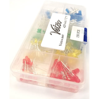 Vetco 300 LED Assortment Mixed LED Kit Pack Box -5mm and 3mm