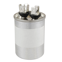 Capacitor Motor Run 25 Uf 370V 5% Tolerance Round Case .250 Inch AC Metallized Qc Terminals