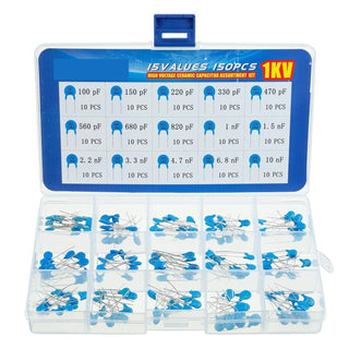 Ceramic Capacitor Kit -150 pcs- 100pF-10nF