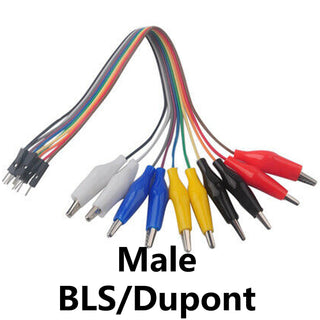 Dupont Style Jumper Cables - To - Alligator/Crocodile Clips