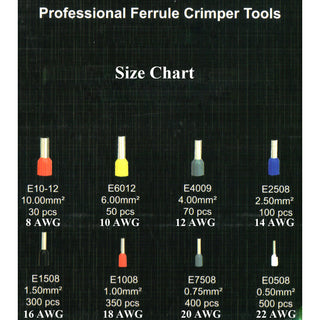 Ferrule Wire Crimping Tool Kit with 1800pcs