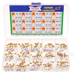 Ceramic Capacitor Kit -300 pcs- 10pF-100nF