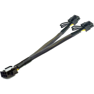 PCI Express 6 Pin to Dual PCI-E 8 Pin (6+2) Power Adapter Cable