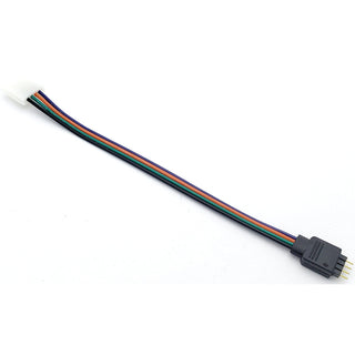RGB LED Strip 4 Pin Snap Connector To 4 Pin Header Connector