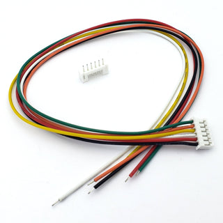JST PH 6 Pin Connector - Male/Female Pair - Pre-wired, 1 cable