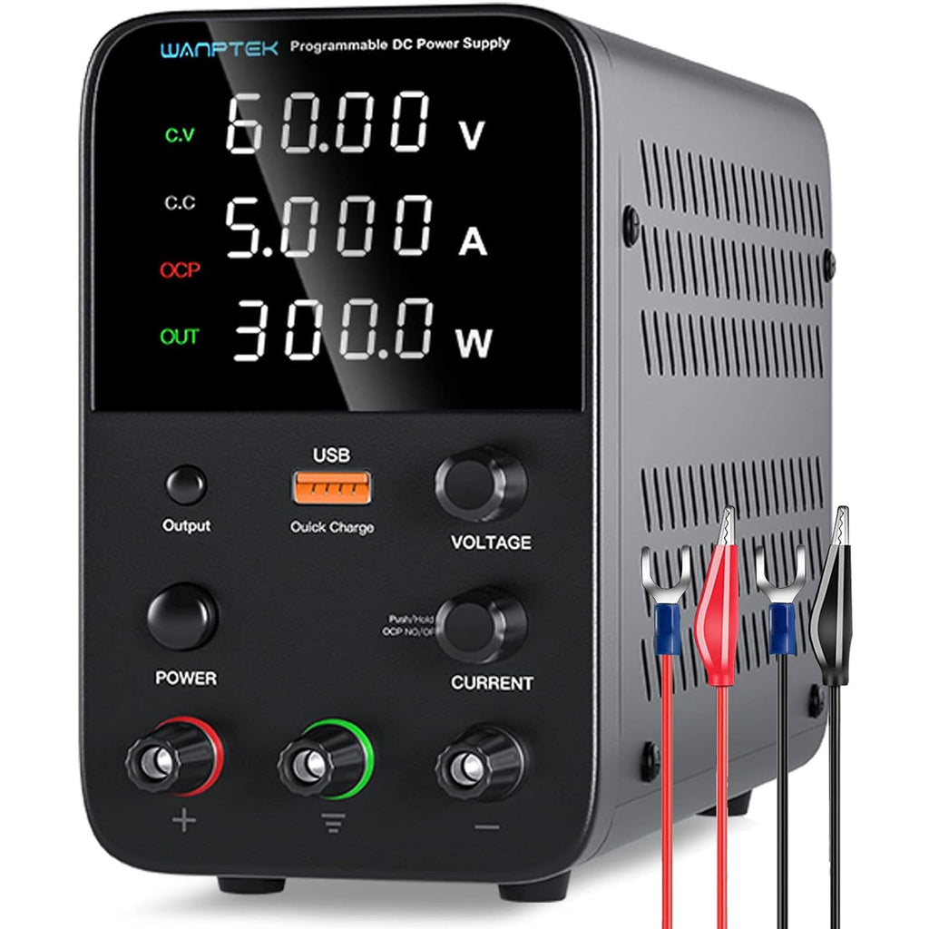 60V 5A Adjustable Bench Top LAB DC Power Supply