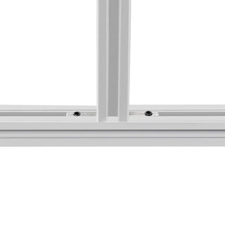 Silver Extruded Aluminum Rails - X Beam Style - 48" long 20mm x 20mm