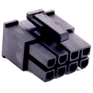 8-pin (2x4) Molex Mini Fit Jr. 0.165 - MOLEX 0455870004 - Black