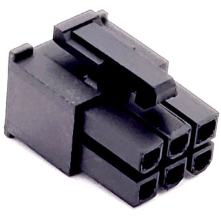 6-pin (2x3) Molex Mini Fit Jr. 0.165 - MOLEX 0455590002 - Black