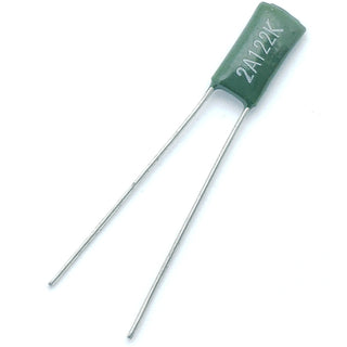 film capacitor 1200 pF ±10% 100 volts metallized polyester