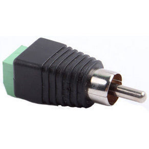 RCA MALE To Screw Terminal Adapter