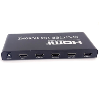 4 Way HDMI Splitter - 4K 60Hz