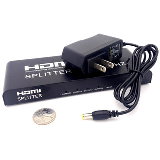 4 Way HDMI Splitter - 4K 60Hz