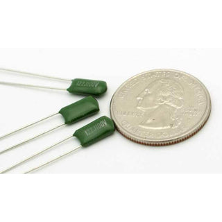 film capacitor 1200 pF ±5% 100 volts