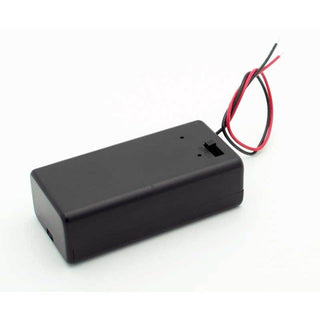9V Enclosed Battery Holder W/Switch