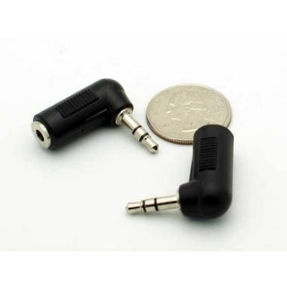 3.5mm Stereo Male - Female Right Angle Adapter