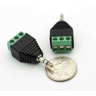 3.5mm Stereo Plug - Solderless w/Screw Terminals