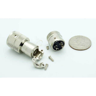 2 Pin Male Inline CB Mic Connector