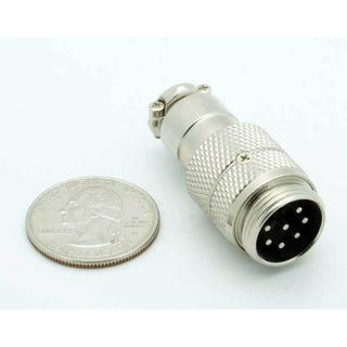 7 Pin Male Inline CB Mic Connector