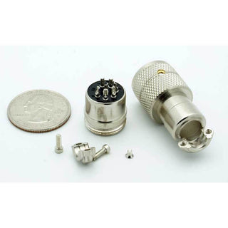 7 Pin Male Inline CB Mic Connector
