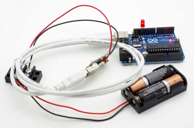 T] - Bloc d'alimentation 6 piles AA (1.5v-Total 9v) pour Arduino
