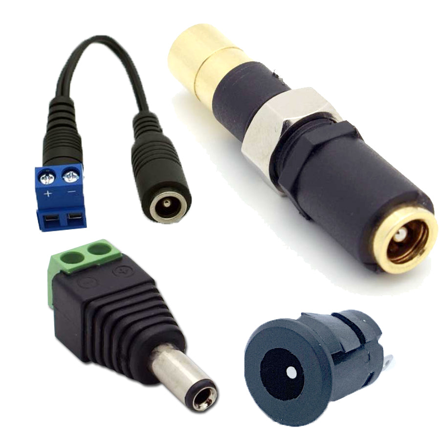 2.1mm DC Barrel Plug & Jack Connectors