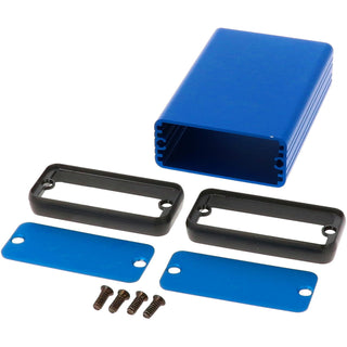 3.15" x 2.13" x .91'' Aluminum Blue Anodized