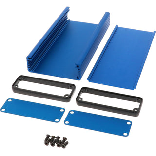 6.30" x 3.07" x 1.06'' Aluminum Blue Anodized