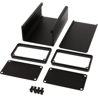 4.72" x 3.07" x 1.69'' Aluminum Black Anodized