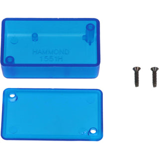 Hammond 1551HTBU Translucent Blue Plastic Enclosure