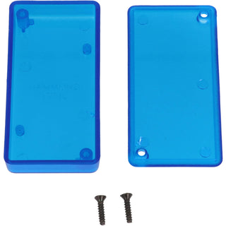 Hammond 1551LTBU Translucent Blue Plastic Enclosure 3.15 in x 1.58 in x 0.59 in
