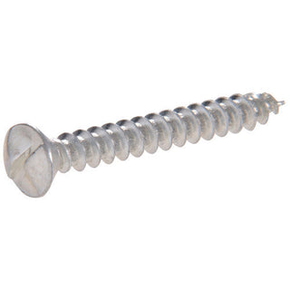 Hillman 1565 - Oval A Screw - (#8 x 1 1/4") - Zinc - One Way Sheet Metal Screw