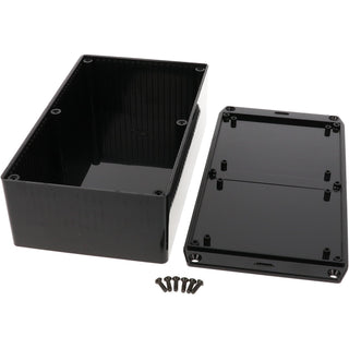 ABS Flange Box (Black w/screws)