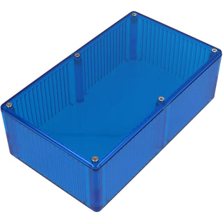190 x 109 x 56MM Polycarbonate Box Translucent Blue (B19)