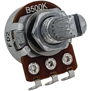 500K Linear 1/8W Potentiometer with Split Splined Shaft