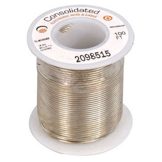 16 AWG Solid Tinned-Copper Buss Wire 100 Feet