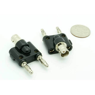 Dual Banana Plug - BNC Female Adapter