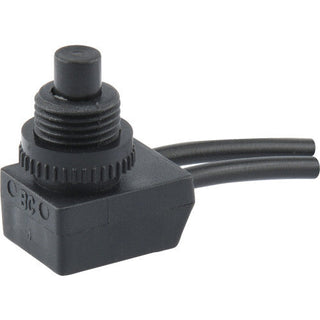 Hillman 393226 - Normally Off Momentary Switch w/ Leads (6 Amp-125 Volt x 3 Amp-250 Volt)